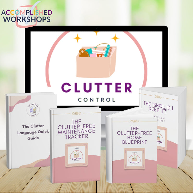 Clutter Merchandise The Clutter Workshop – The Intentional Mom Shop